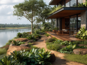 Дома в лесной зоне